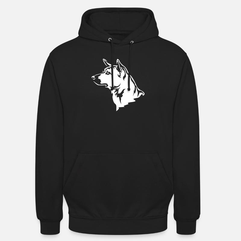 Thai Ridgeback Head « Black Edition » - Sweat-shirt à capuche unisexe - noir