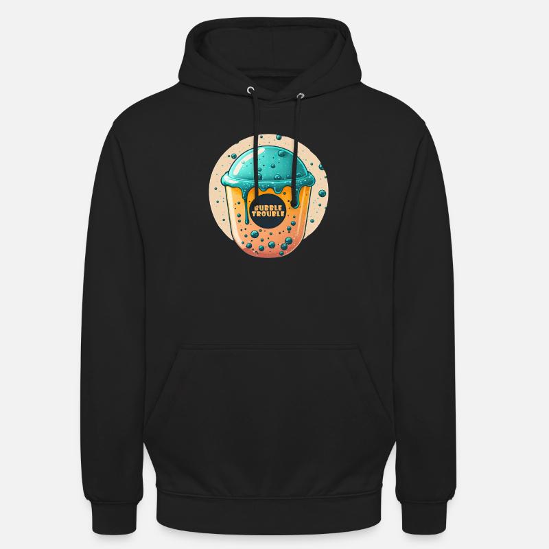 Bubble Trouble Bubble Tea - Sweat-shirt à capuche unisexe - noir