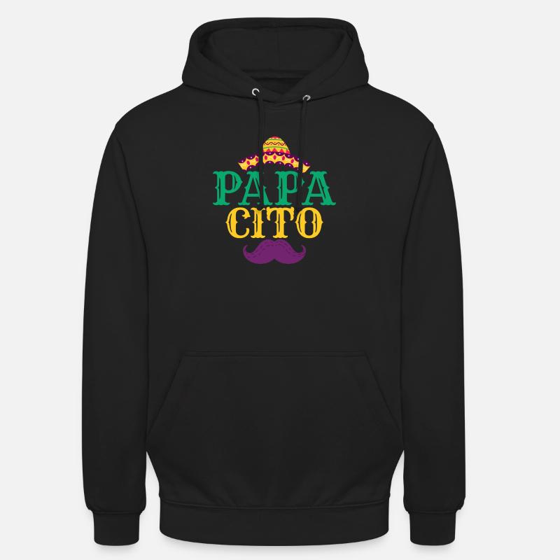 Papacito Party Cinco De Mayo - Sweat-shirt à capuche unisexe - noir