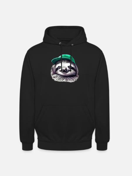 Paresse - Sweat-shirt à capuche unisexe - noir