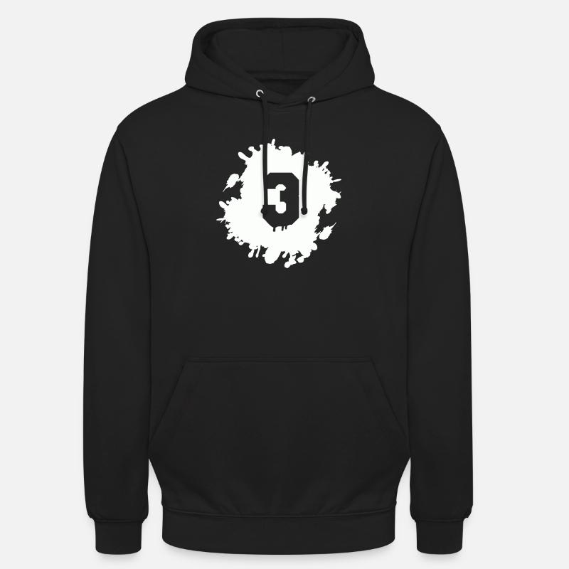 3 klecks - Unisex Hoodie - Schwarz