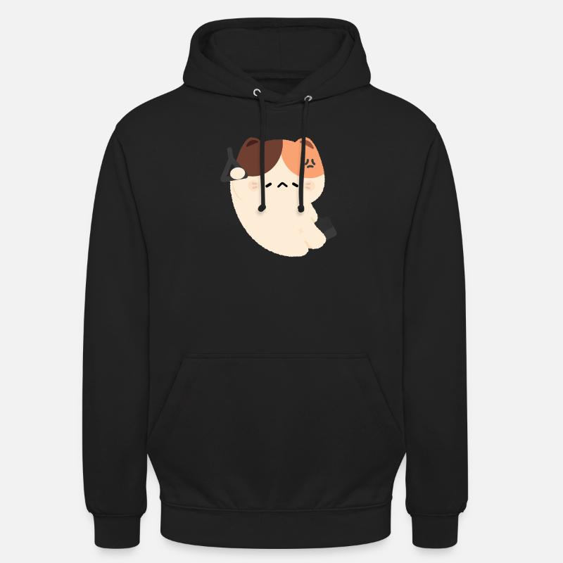 Chat fatigué Commute - Sweat-shirt à capuche unisexe - noir