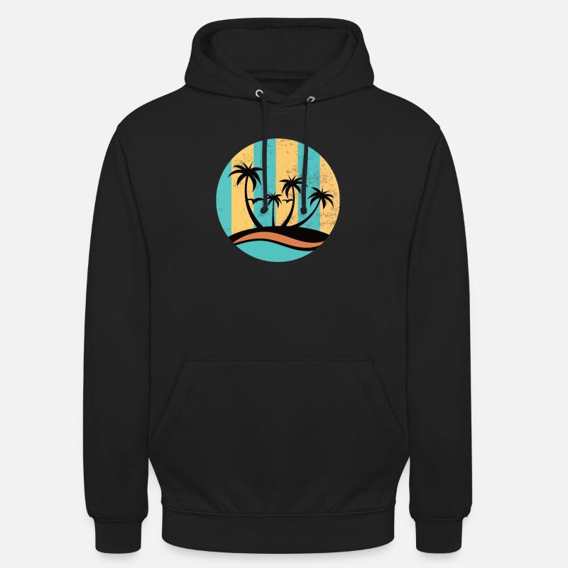 Beach Circle - Unisex Hoodie - black
