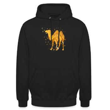 Schönes Kamle - Unisex Hoodie - Schwarz - Vorne - Alina (178cm) & Michal (187cm)