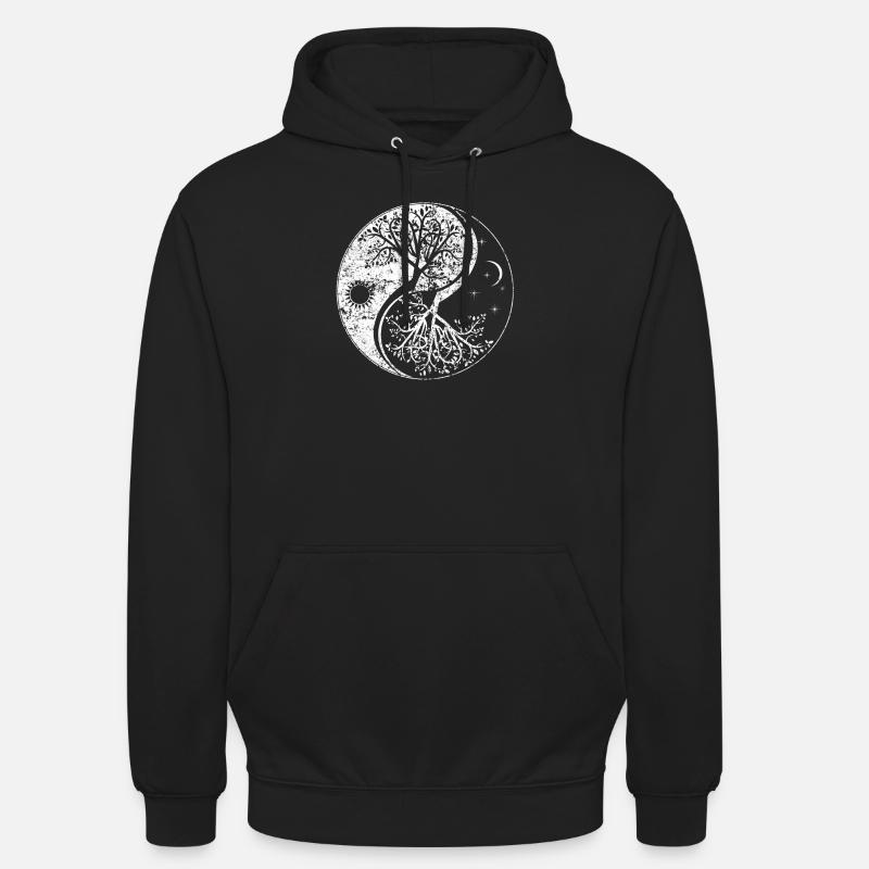 Yggdrasil Viking tree Walhalla Wotan Thor Odhin - Unisex Hoodie - black