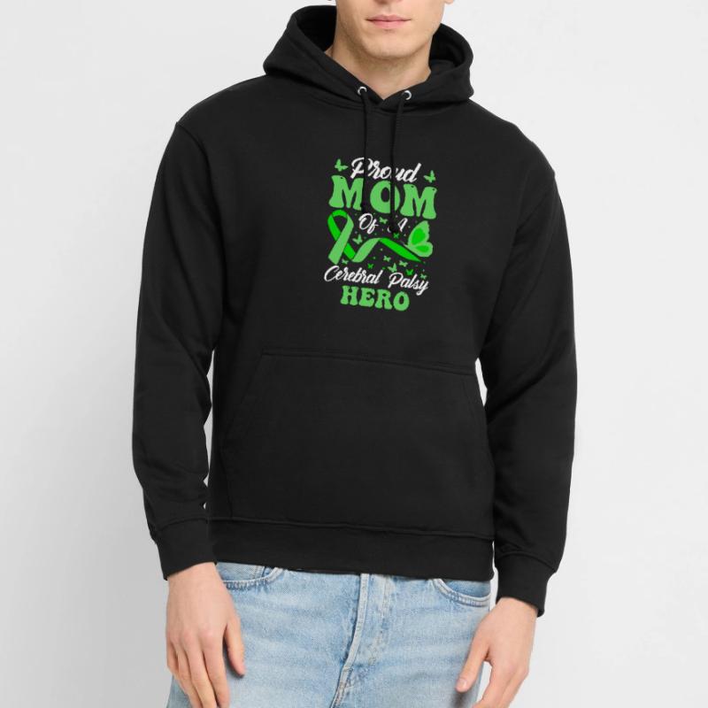 Stolze Mutter Einer Hirnlähmung Held CP Unisex Hoodie