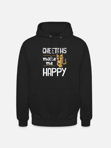 Leopard Portrait Tier - Unisex Hoodie - Schwarz