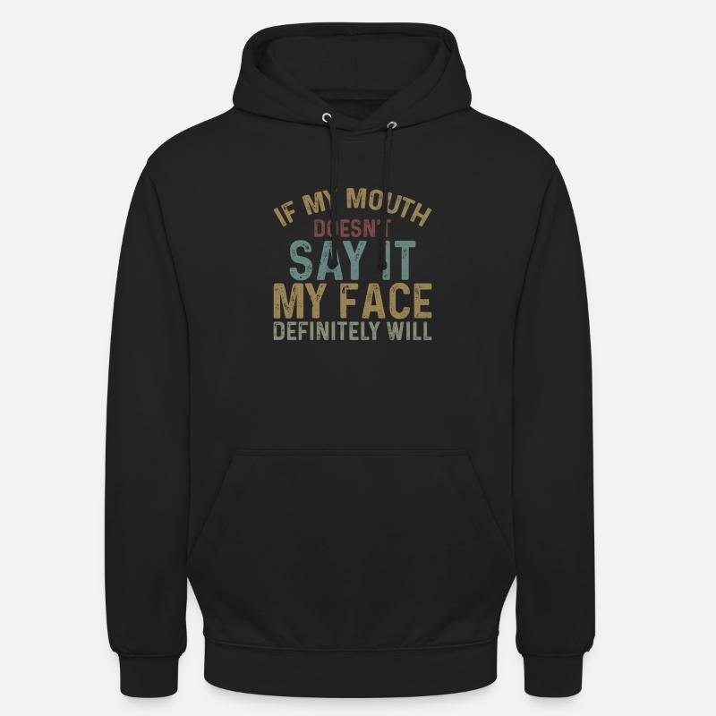 Présenter - Sweat-shirt à capuche unisexe - noir