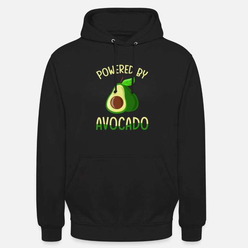 Powered by avocado - Unisex Hoodie - black