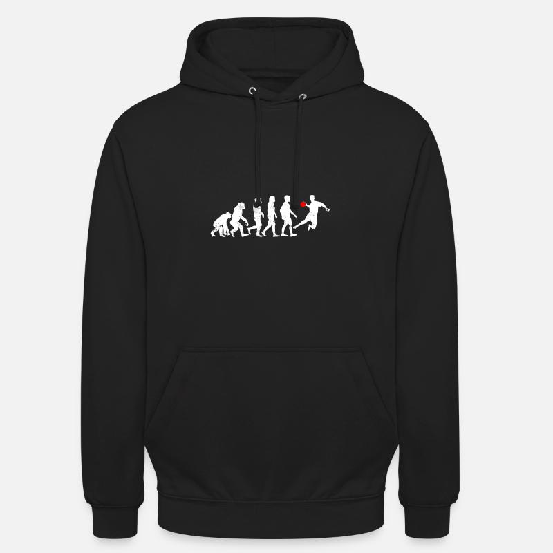 Evolution Handball - Sweat-shirt à capuche unisexe - noir