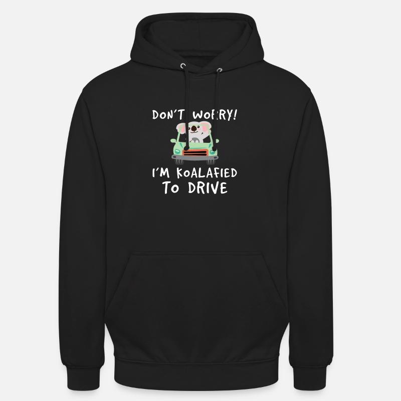 Führerschein Koala - Unisex Hoodie - Schwarz