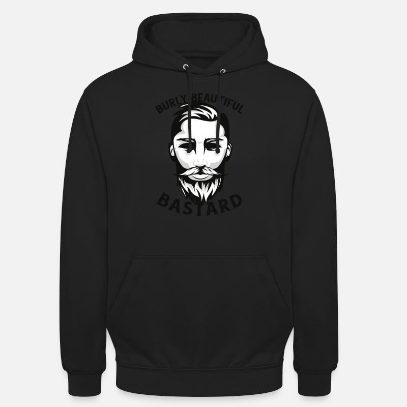 Kräftiger Bart Bastard Kräftiger Bart Bastard Insp - Unisex Hoodie - Schwarz