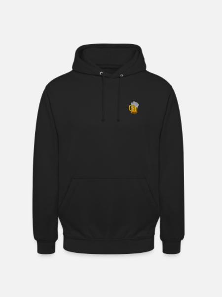 Bière - Sweat-shirt à capuche unisexe - noir