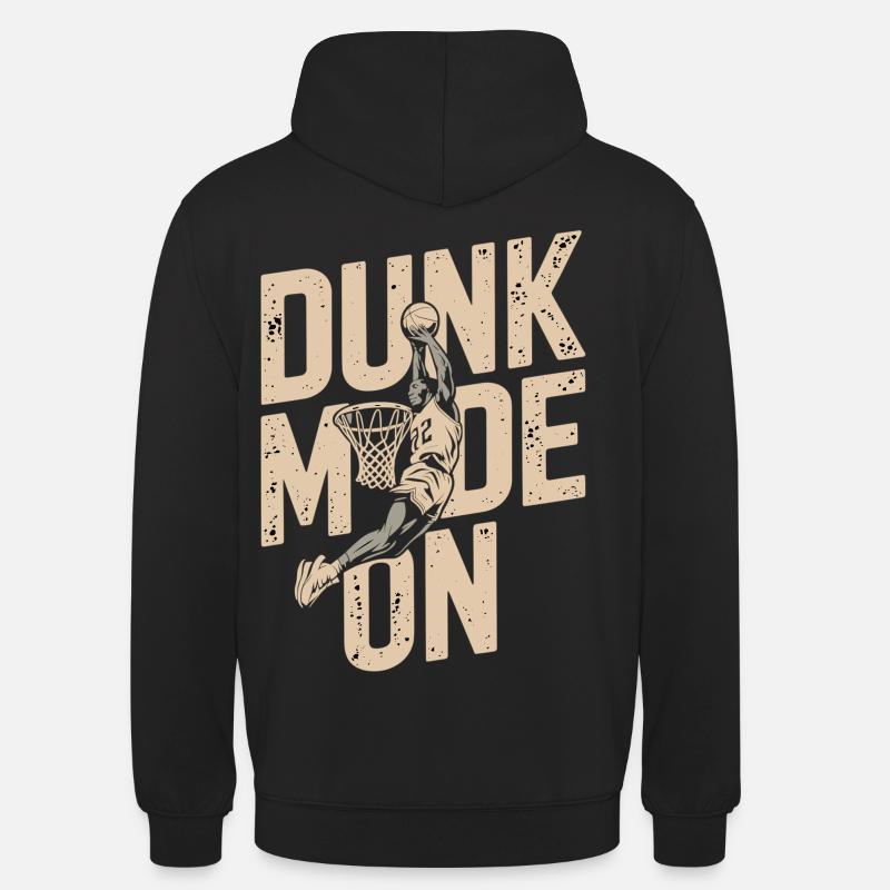 Mode dunk activé - Sweat-shirt à capuche unisexe - noir