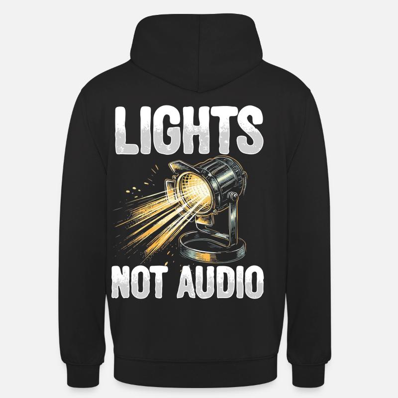 Lichttechniker Beleuchtungstechniker Lichttechnik - Unisex Hoodie - Schwarz