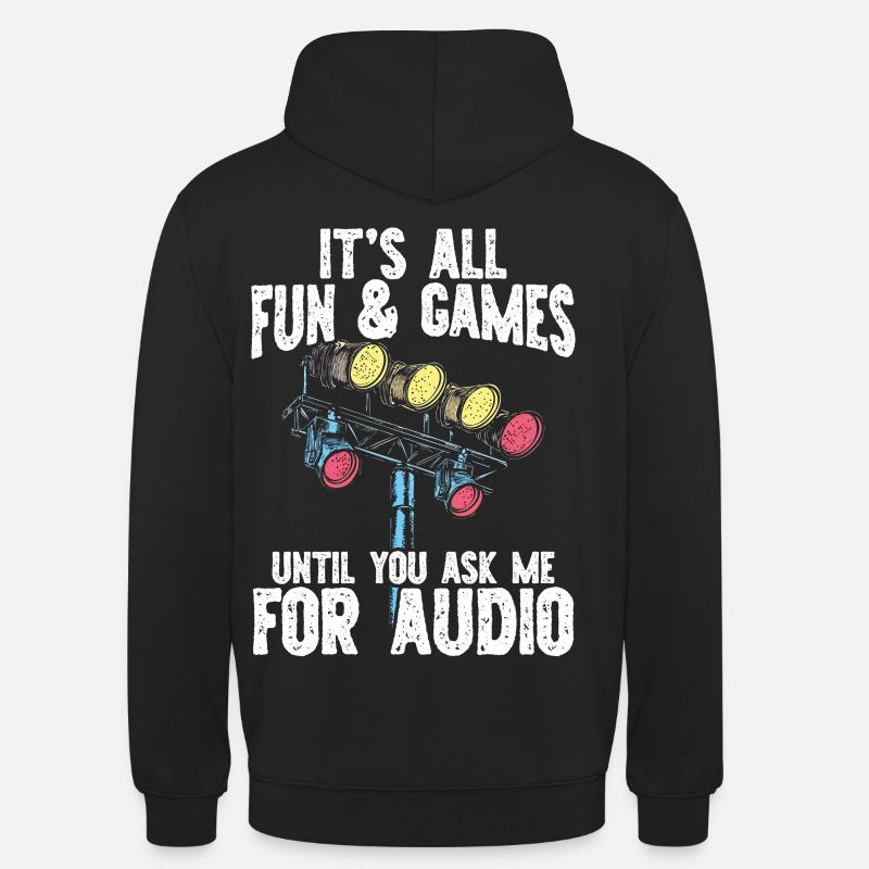 Lichttechniker Beleuchtungstechniker Lichttechnik - Unisex Hoodie - Schwarz