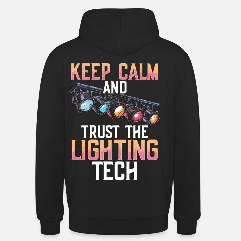 Lichttechniker Beleuchtungstechniker Lichttechnik - Unisex Hoodie - Schwarz