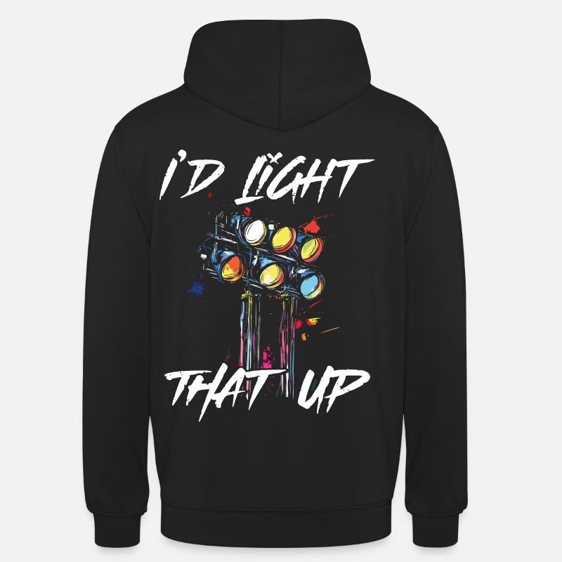 Lichttechniker Beleuchtungstechniker Lichttechnik - Unisex Hoodie - Schwarz