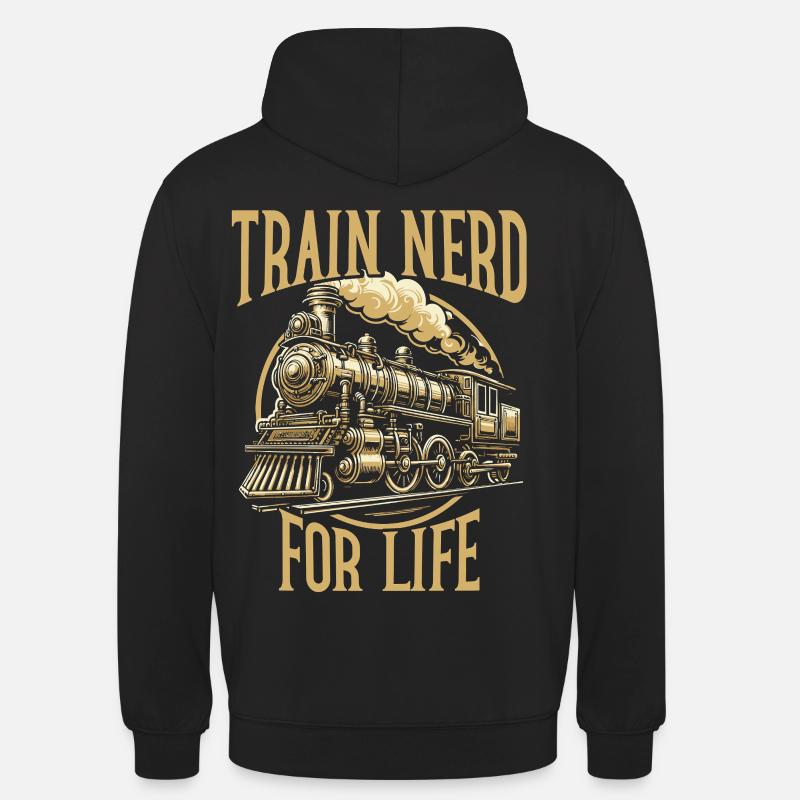 train driver train lover station - Unisex Hoodie - black