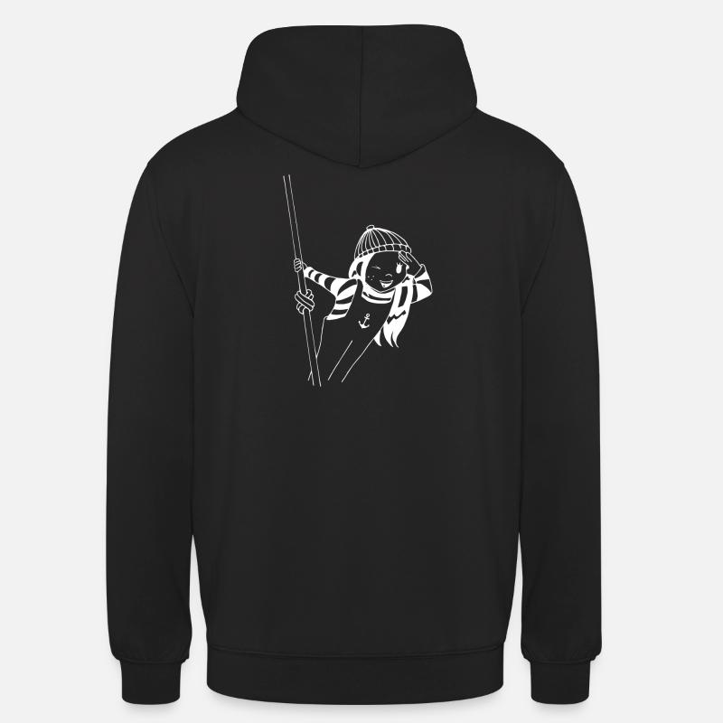 Matrose das Mädchen - Unisex Hoodie - Schwarz