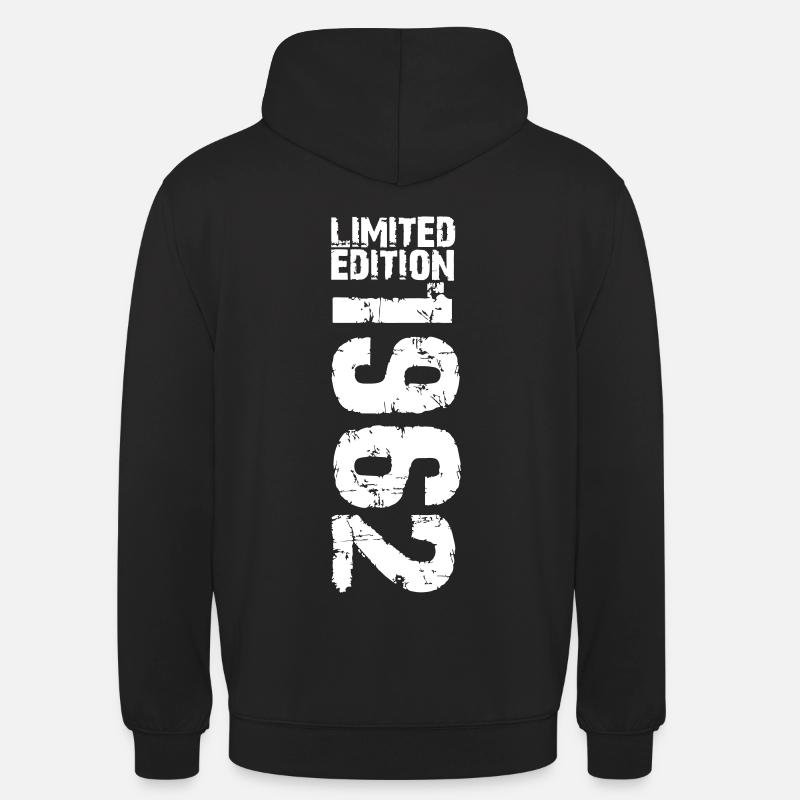 Édition limitée 1962 - Sweat-shirt à capuche unisexe - noir