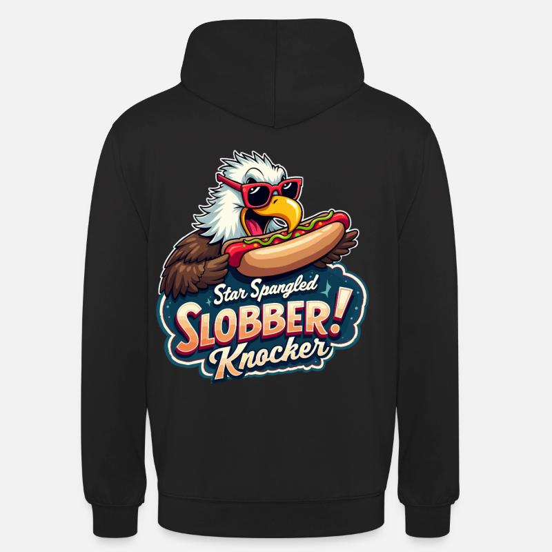 Heurtoir de bave étoilée - Sweat-shirt à capuche unisexe - noir