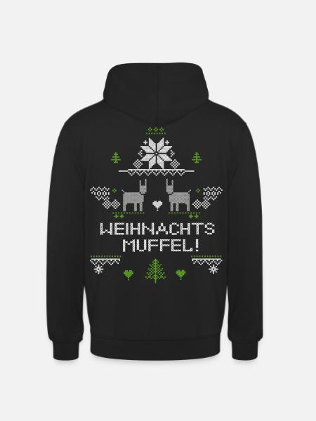 Christmas grouch, Ugly Christmas - Unisex Hoodie - black