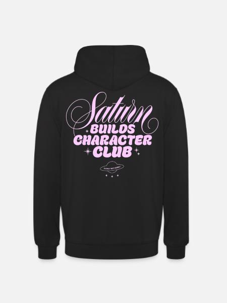Saturn Charakterclub Print - Unisex Hoodie - Schwarz