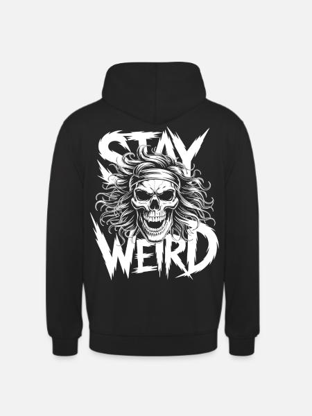 Stay Weird Vibes - Unisex Hoodie - Schwarz