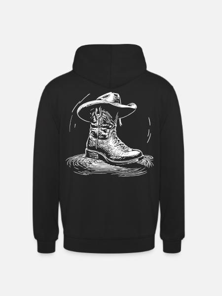 Western Line Dance - Unisex Hoodie - Schwarz