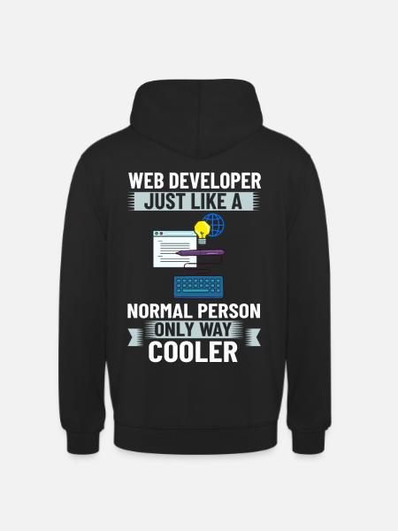 Web Entwicklung Webentwickler Entwickler Manager - Unisex Hoodie - Schwarz