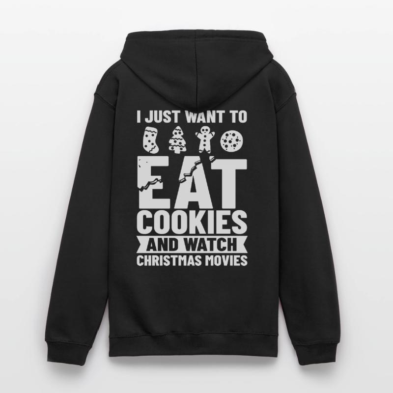 Biscuits de Noël Biscuits Cuisson Biscuits de Noël Sweat-shirt à capuche unisexe