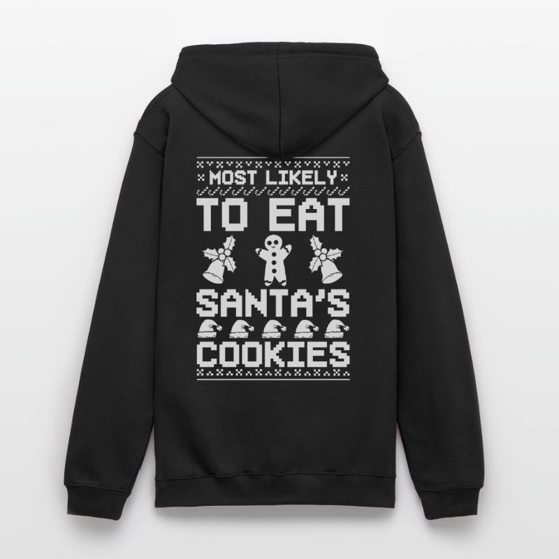Biscuits de Noël Biscuits Cuisson Biscuits de Noël Sweat-shirt à capuche unisexe