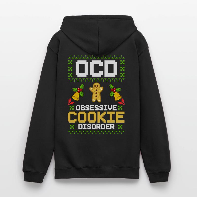 Biscuits de Noël Biscuits Cuisson Biscuits de Noël Sweat-shirt à capuche unisexe