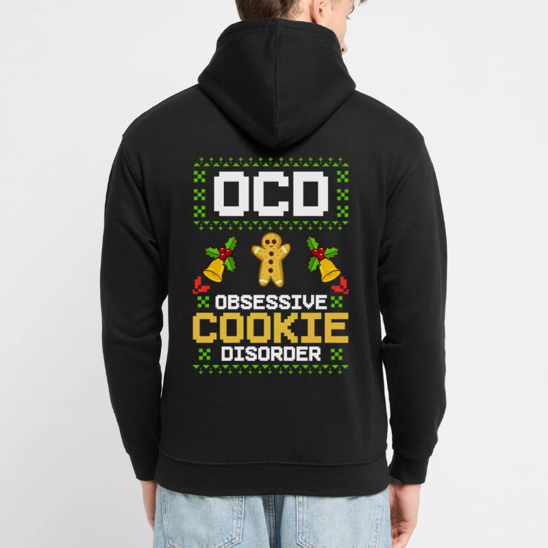 Biscuits de Noël Biscuits Cuisson Biscuits de Noël Sweat-shirt à capuche unisexe