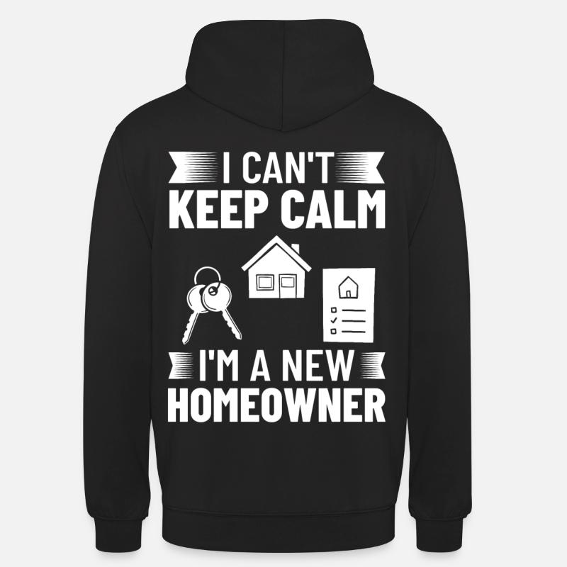 Hem Hem Hus Köp Fastighet - Luvtröja unisex - svart