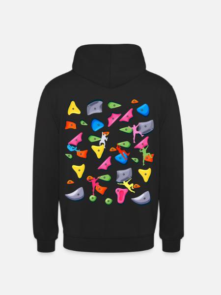 Bouldern Klettern Boulderer Boulder - Unisex Hoodie - Schwarz