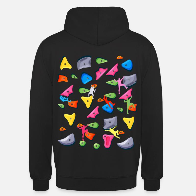 Bouldern Klettern Boulderer Boulder - Unisex Hoodie - Schwarz