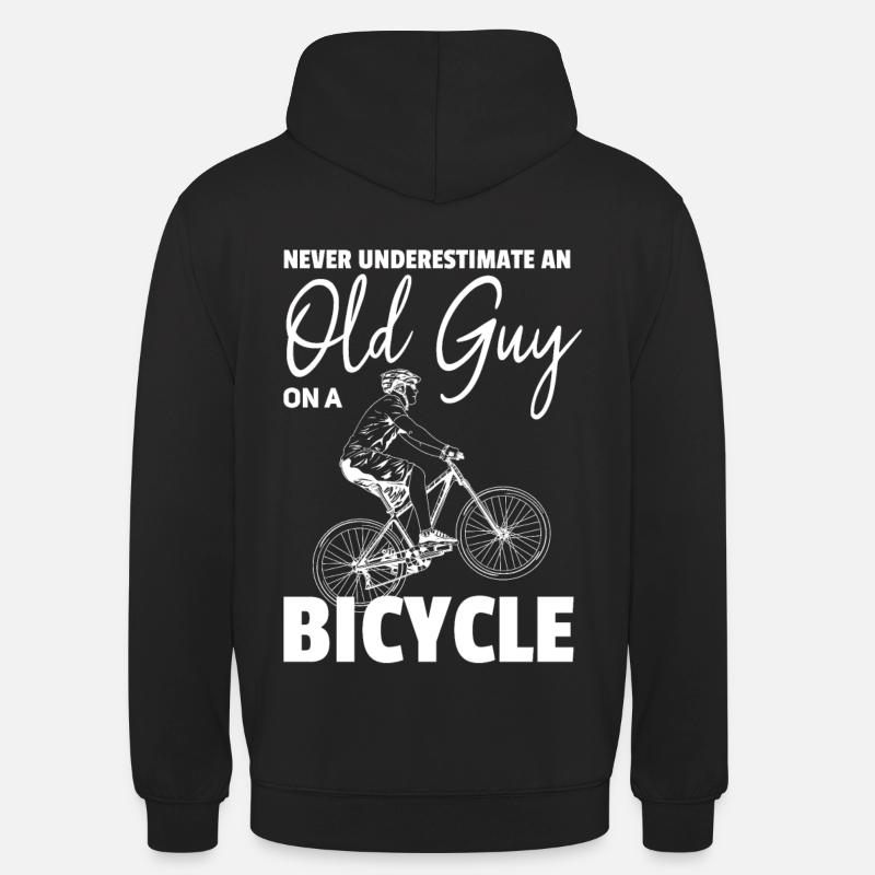 Vélo VTT vélo VTT - Sweat-shirt à capuche unisexe - noir