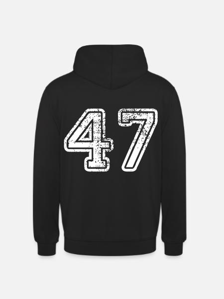 47 - Unisex Hoodie - black