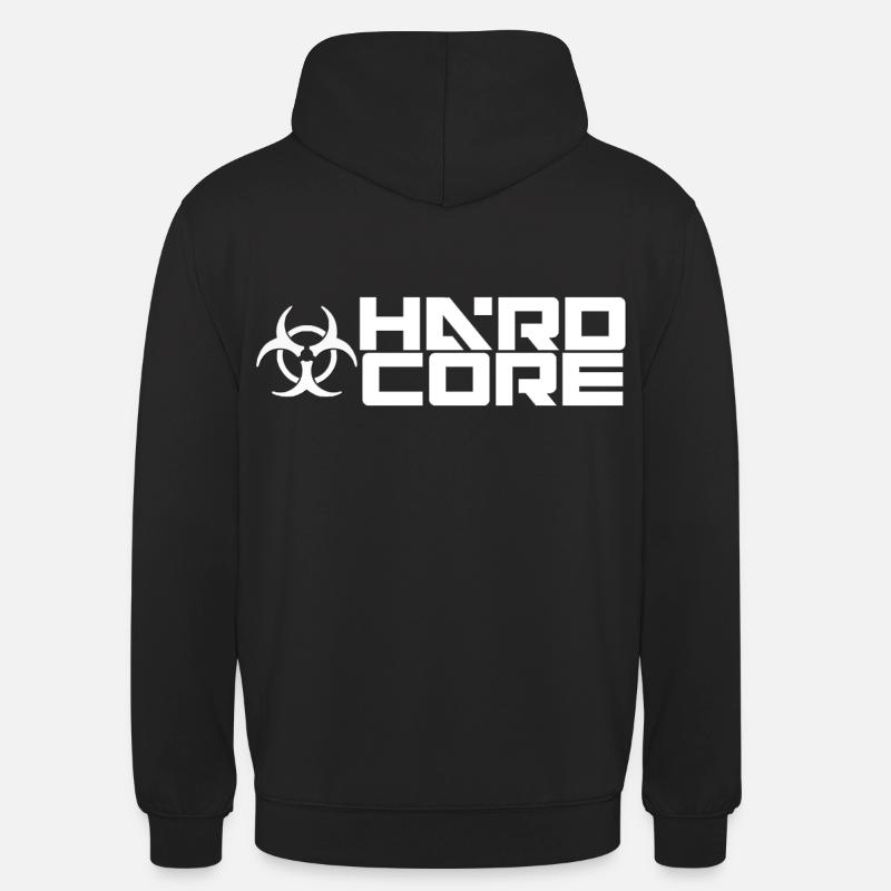 hard-core5 - Sweat-shirt à capuche unisexe - noir