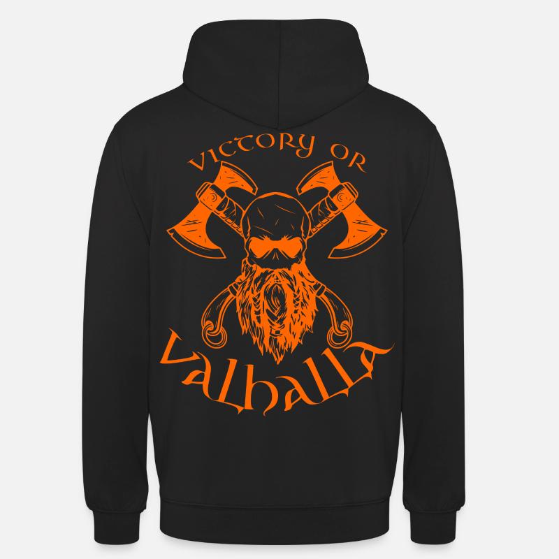 Victory or Valhalla - Unisex Hoodie - Schwarz