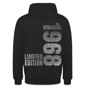 1968 Limited Edition - Unisex Hoodie - Schwarz - Hinten - Michal (187cm)