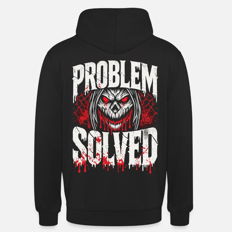 Blutige Lösung - Problem Solved - Unisex Hoodie - Schwarz
