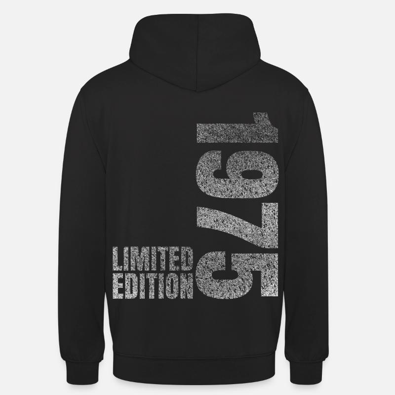 1975 Édition Limitée Cadeau - Sweat-shirt à capuche unisexe - noir