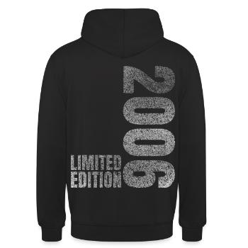 2006 Geboren Geburtstagsgeschenk - Unisex Hoodie - Schwarz - Hinten - Michal (187cm)