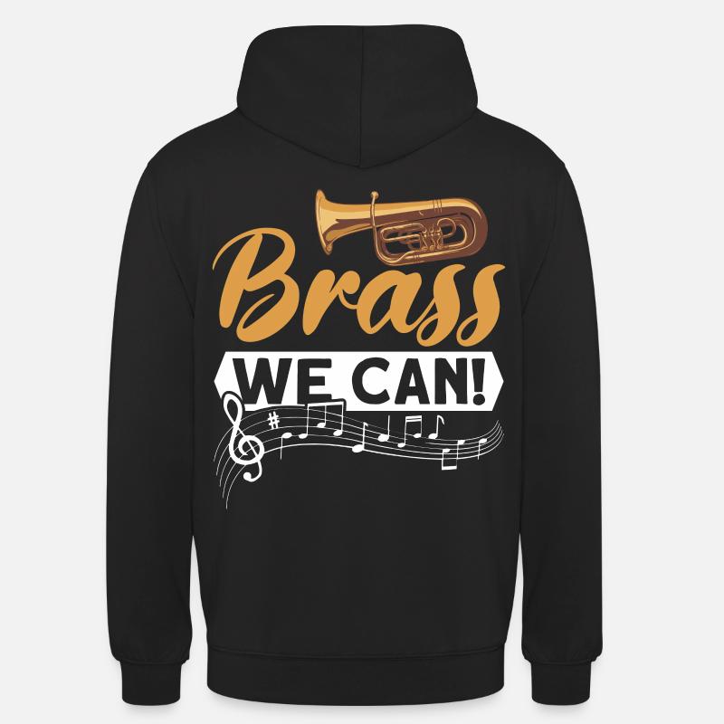 Euphonium Euphoniumspieler Blechbläser Euphonist - Unisex Hoodie - Schwarz