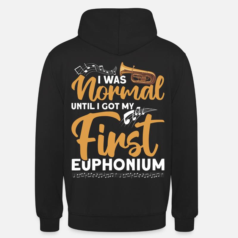 Euphonium Euphoniumspieler Blechbläser Euphonist - Unisex Hoodie - Schwarz