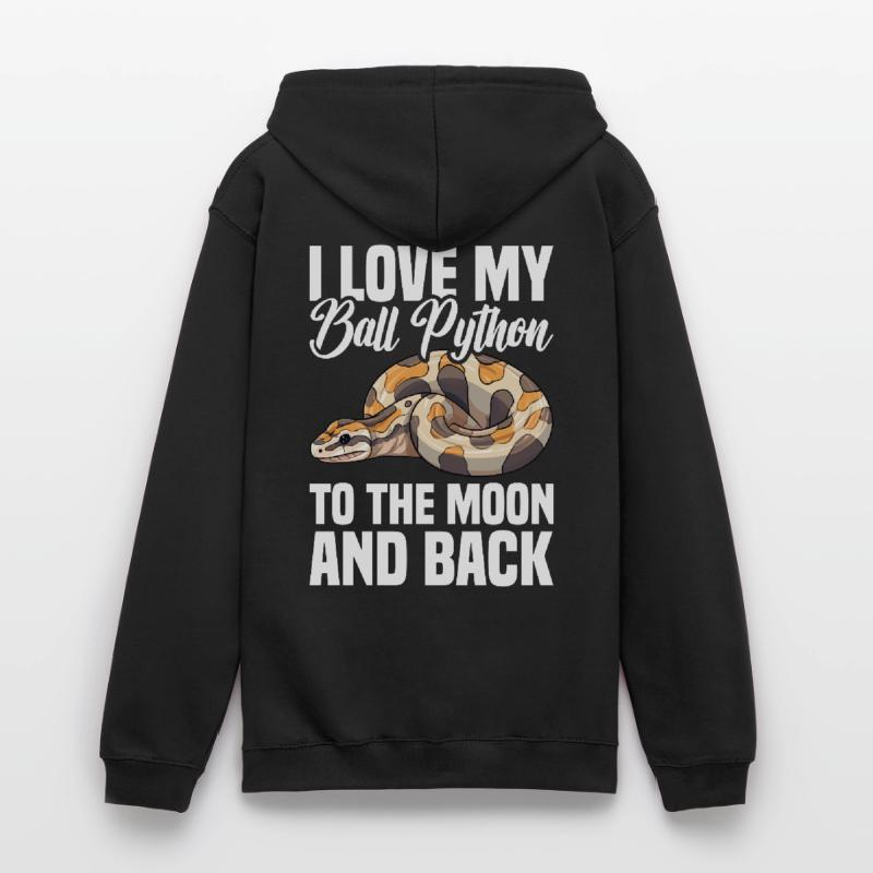 Boule de banane Python Herpétologiste Boule de corail Sweat-shirt à capuche unisexe