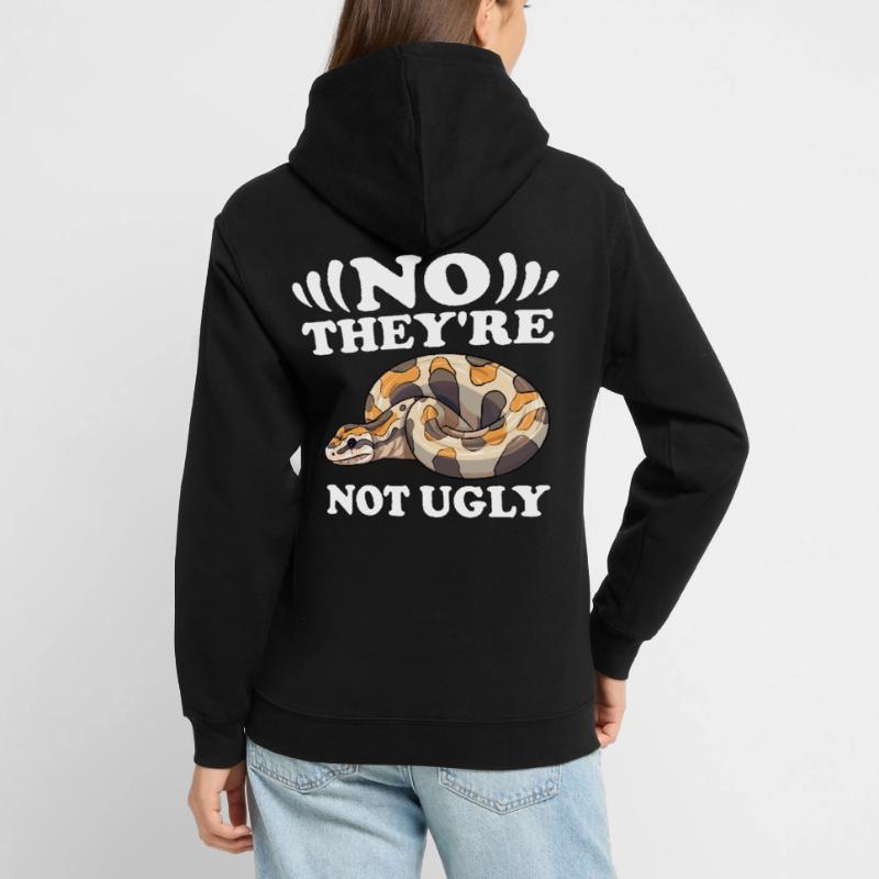 Boule de banane Python Herpétologiste Boule de corail Sweat-shirt à capuche unisexe